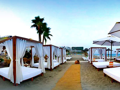 fiesta en beach club malaga